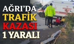Ağrı’da Trafik Kazası 1 Yaralı