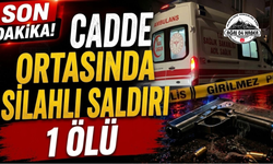 Cadde Ortasında Silahlı Saldırı 1 Ölü