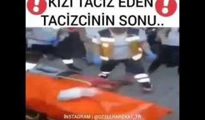 Kızını Taciz Eden Adamı Sokakta Hadım Etti