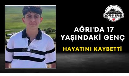Ağrı'da 17 Yaşındaki Genç Hayatını Kaybetti