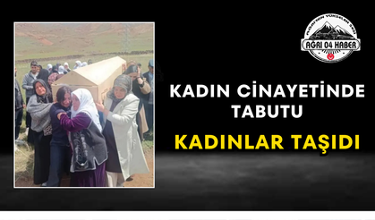 Kadın Cinayetinde Tabutu Kadınlar Taşıdı