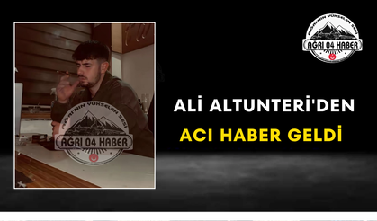 Ali Altunteri'den Acı Haber Geldi