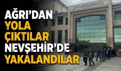 Ağrı’dan Yola Çıktılar Nevşehir’de Yakalandılar