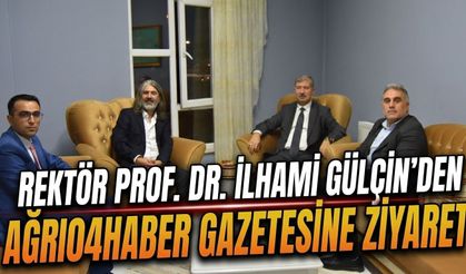 Rektör Prof. Dr. İlhami Gülçin’den Ağrı04haber Gazetesine Ziyaret