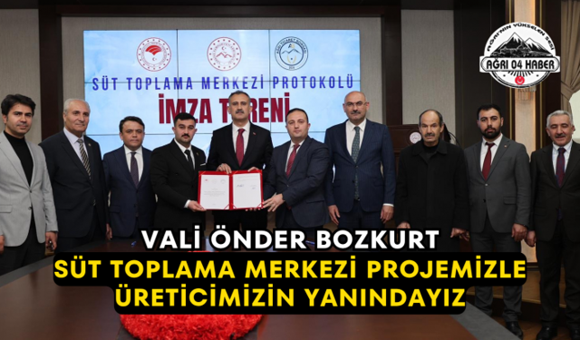 Vali Önder Bozkurt Süt Toplama Merkezi Projemizle Üreticimizin Yanındayız