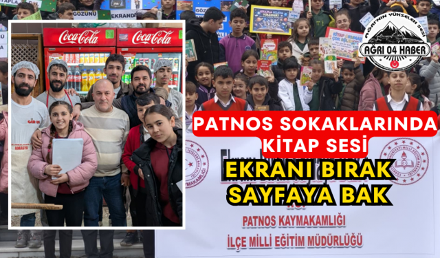Patnos Sokaklarında Kitap Sesi Ekranı Bırak Sayfaya Bak