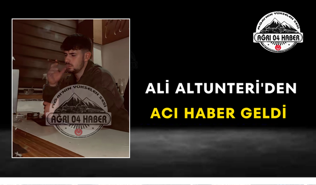 Ali Altunteri'den Acı Haber Geldi