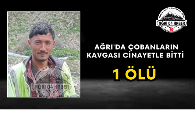 Ağrı'da Çobanların Kavgası Cinayetle Bitti 1 Ölü