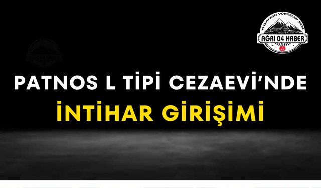 Patnos L Tipi Cezaevi’nde İntihar Girişimi