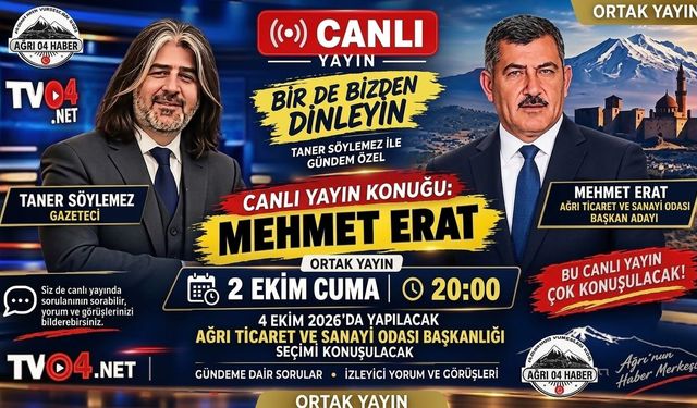 Mehmet Erat, 'Bir de Bizden Dinleyin' Programına Konuk Oluyor