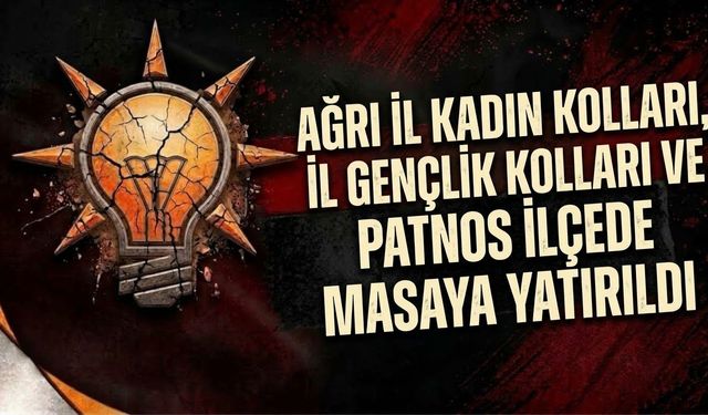 Ağrı İl Kadın Kolları, İl Gençlik Kolları ve Patnos İlçede Masaya Yatırıldı