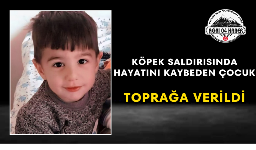 Köpek Saldırısında Hayatını Kaybeden Çocuk Toprağa Verildi