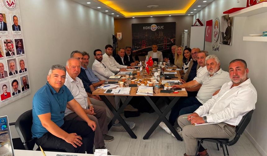 KGK Yeni Yönetimi Görev Bölümü Yaptı
