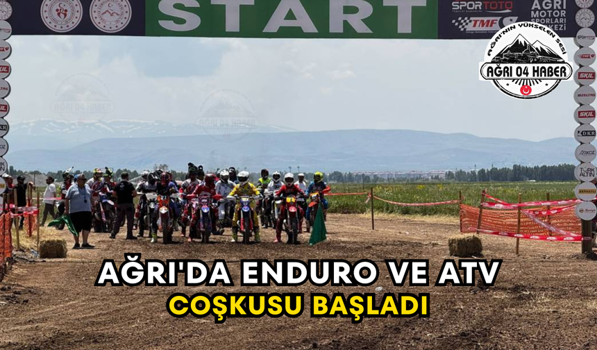 Ağrı'da Enduro Ve Atv Coşkusu Başladı