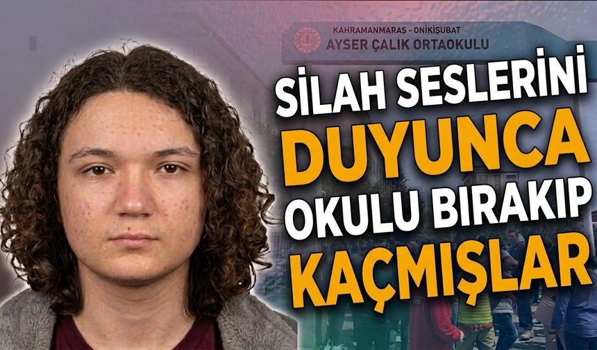 Silah Seslerini Duyunca Okulu Bırakıp Kaçmışlar