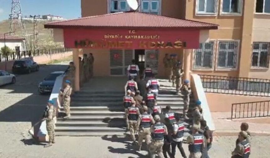 Ağrı Dahil 8 İlde Operasyon 76 Şüpheli Yakalandı