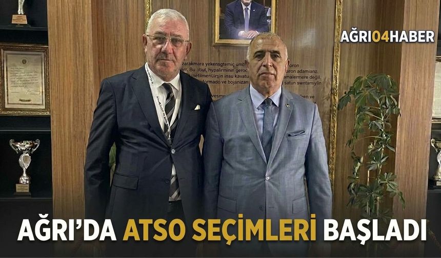 Ağrı’da ATSO Seçimleri Başladı