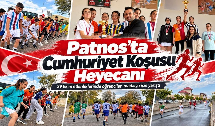 Ağrı’da Cumhuriyet Bayramı Öncesi Genç Sporcular Parkura Çıktı