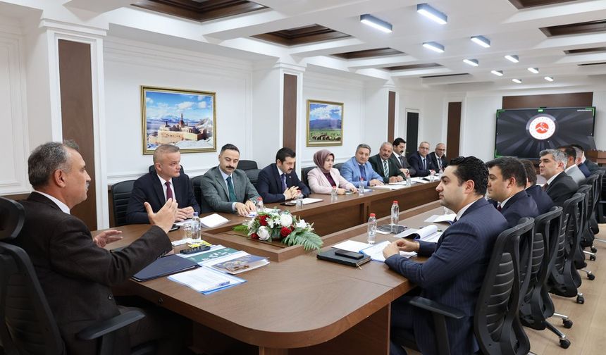 Vali Bozkurt Başkanlığında Kritik Toplantı